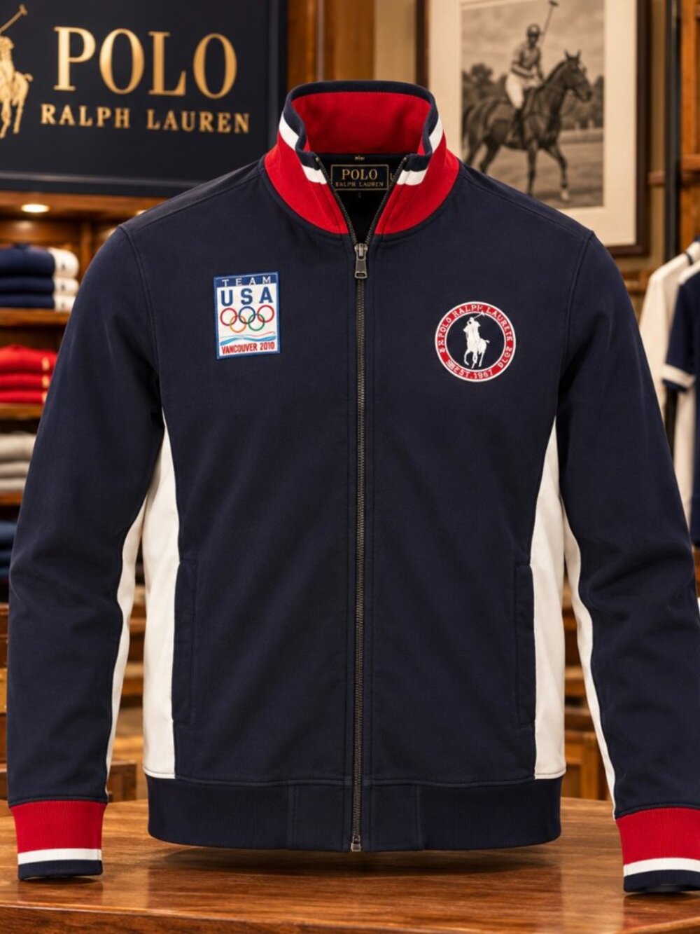 Ralph Lauren Team USA Vancouver 2010 Olympic Jacket L
